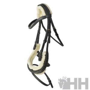 CABEZADA INGLESA HH JADE CON RIENDAS LONA