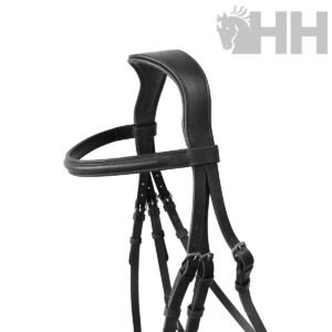 CABEZADA INGLESA HH SOFIA CON RIENDAS LONA ENGOMADA