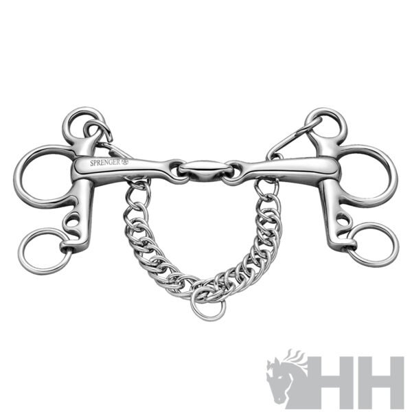 BOCADO SPRENGER BASIC PELHAM PIERNA 4,5cm PARTIDO DOBLE