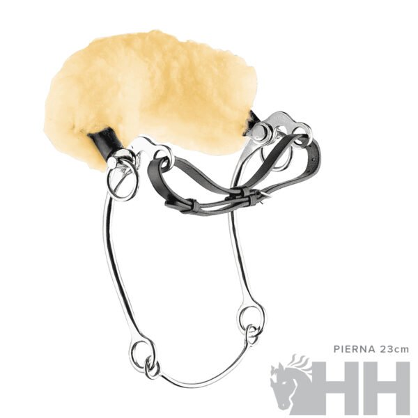 BOCADO SPRENGER BASIC HACKAMORE KOMBI ACERO INOXIDABLE HS - Imagen 3