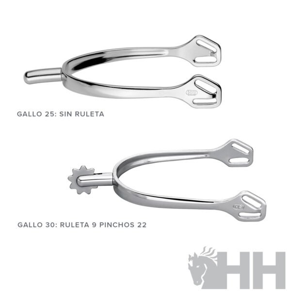 ESPUELA INGLESA SPRENGER ULTRAFIT UNISEX PUNTA REDONDA (PAR)