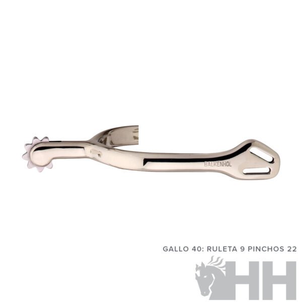 ESPUELA INGLESA SPRENGER BASIC BALKENHOL HOMBRE PUNTA REDONDA (PAR) - Imagen 2