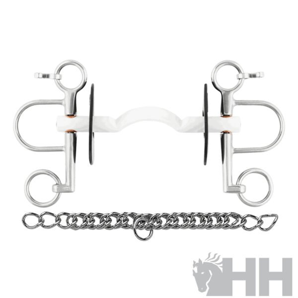 BOCADO SPRENGER NATHE PELHAM PIERNA 5,5cm EMBOCADURA DURA - Imagen 2