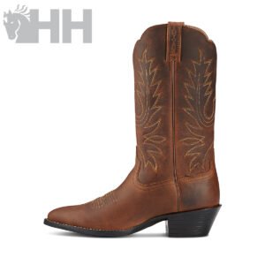 BOTA ARIAT HERITAGE WESTERN R TOE MUJER (PAR)