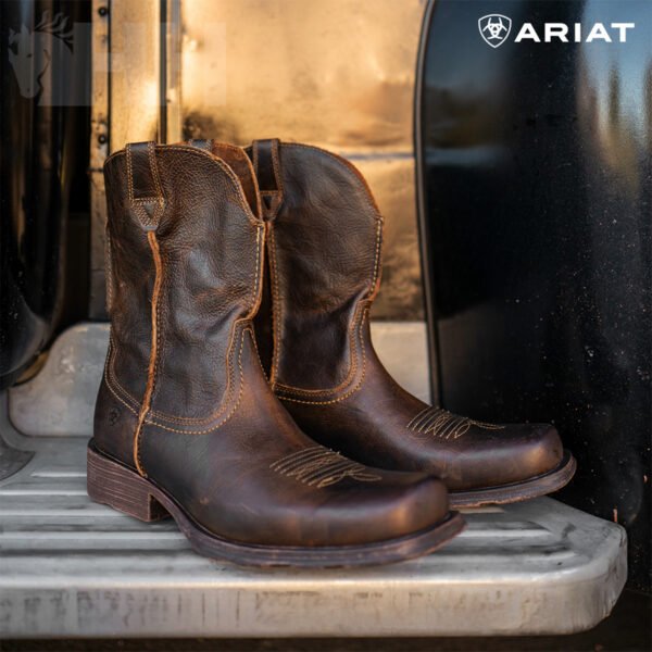 BOTA ARIAT RAMBLER WESTERN HOMBRE (PAR) - Imagen 6