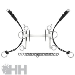 BOCADO SPRENGER NATHE PELHAM ELEVADOR PIERNA 7cm EMBOCADURA FLEXIBLE