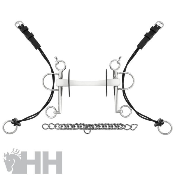 BOCADO SPRENGER NATHE PELHAM ELEVADOR PIERNA 7cm EMBOCADURA FLEXIBLE