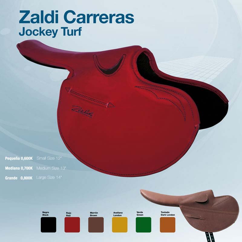 SILLA ZALDI CARRERAS JOCKEY TURF - Imagen 2