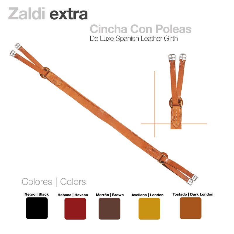 CINCHA ZALDI EXTRA CON POLEAS - Imagen 2