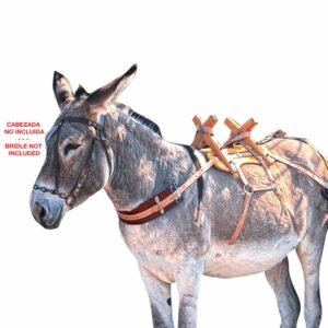 SILLA MADERA PARA BURRO