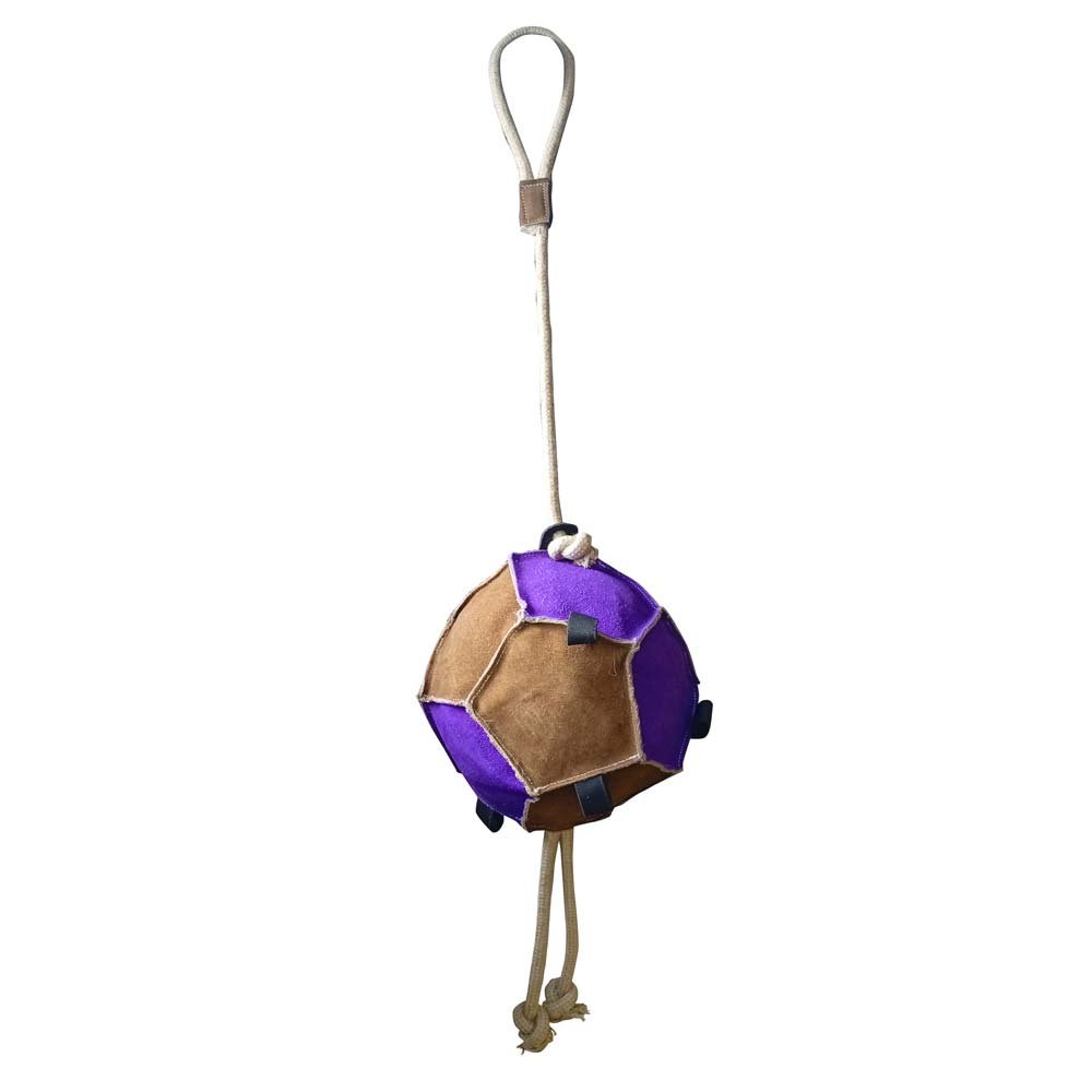 JUGUETE: BALÓN PARA CABALLOS LEATHER HORSE BALL TN - Imagen 2