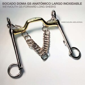BOCADO DOMA GS ANATÓMICO LARGO INOX