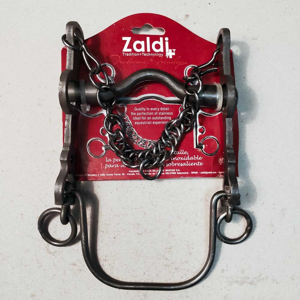 BOCADO VAQUERO FORJA 5/8 40 INOX BITONO ENVEJECIDO - Imagen 4