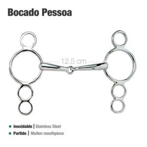 BOCADO PESSOA INOX ECONÓMICO 21826 12.5cm