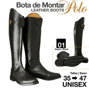 BOTA MONTAR POLO EFL-405 NEGRO