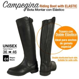 BOTA MONTAR CAMPEGINA CON ELÁSTICOS