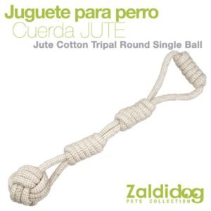 PERRO JUGUETE CUERDA JUTE MLI-1969