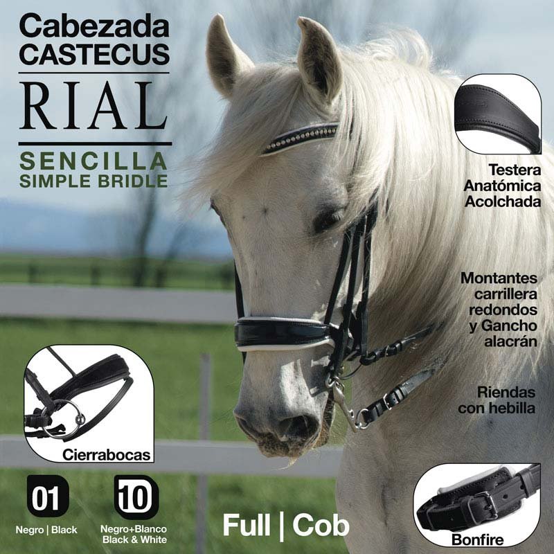 CABEZADA CASTECUS RIAL SENCILLA - Imagen 2