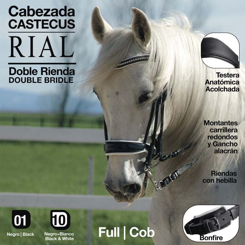 CABEZADA CASTECUS RIAL DOBLE - Imagen 2