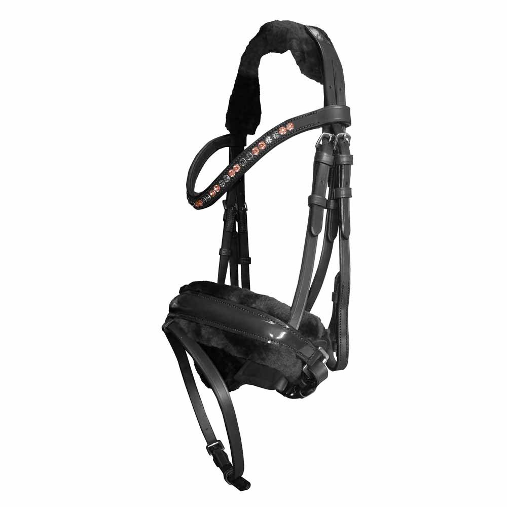 CABEZADA MONTAR CUERO C/BORREGUILLO SLT-268 - Imagen 6