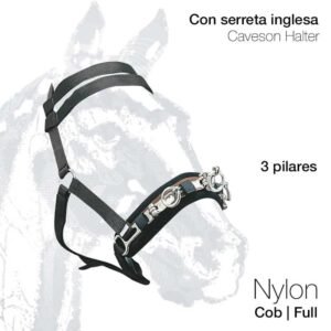 CABEZADA SERRETA INGLESA NYLON 4523PE