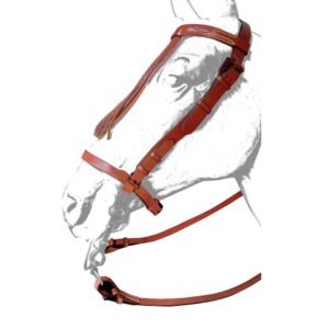 CABEZADA VAQUERA CUERO ANCHA RONDA