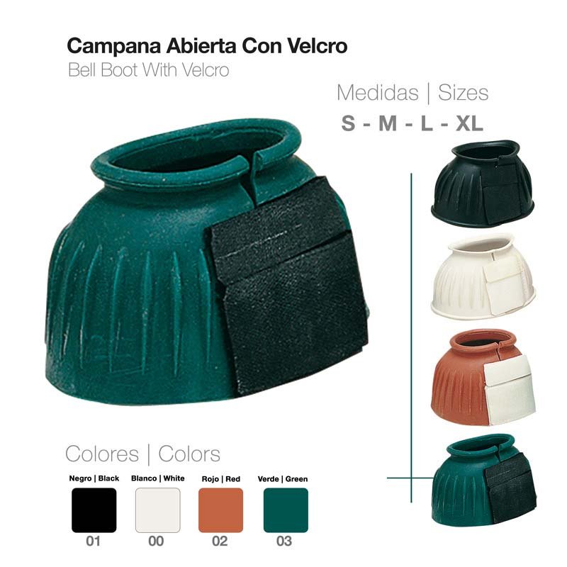 CAMPANA ABIERTA CON VELCRO - Imagen 2