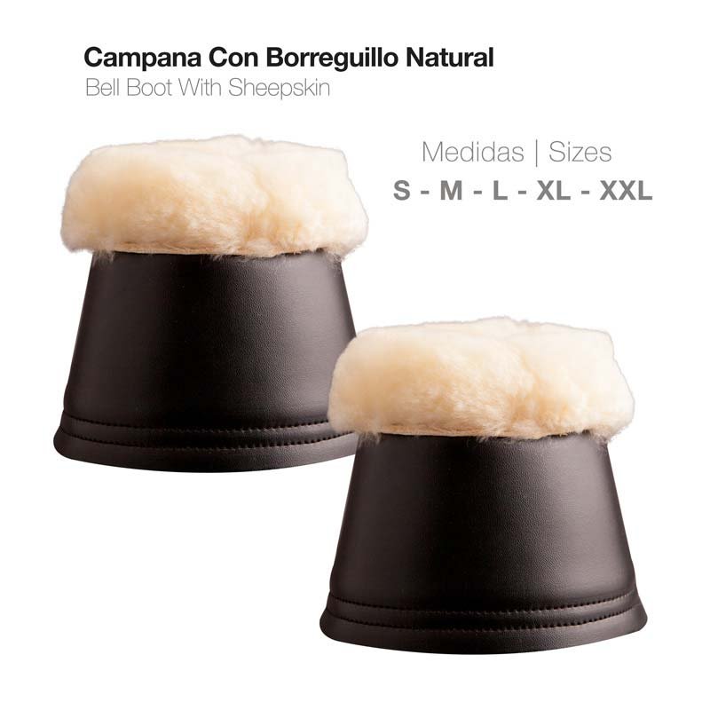 CAMPANA CON BORREGUILLO NATURAL HT0001 - Imagen 2