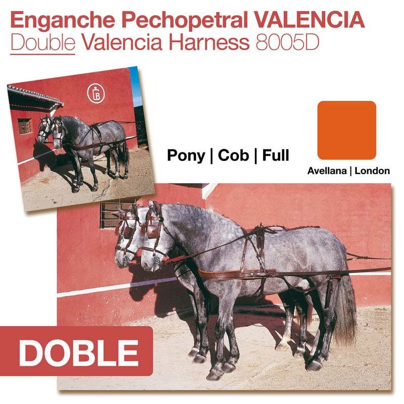 ENGANCHE PECHOPETRAL VALENCIA DOBLE AVELLANA - Imagen 2