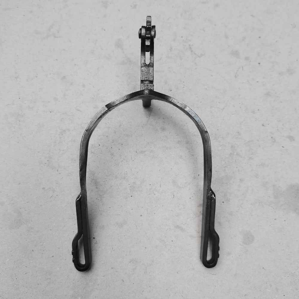 ESPUELA VAQUERA FORJA INOX BITONO ENVEJECIDO 69 GALLO CORTO - Imagen 5