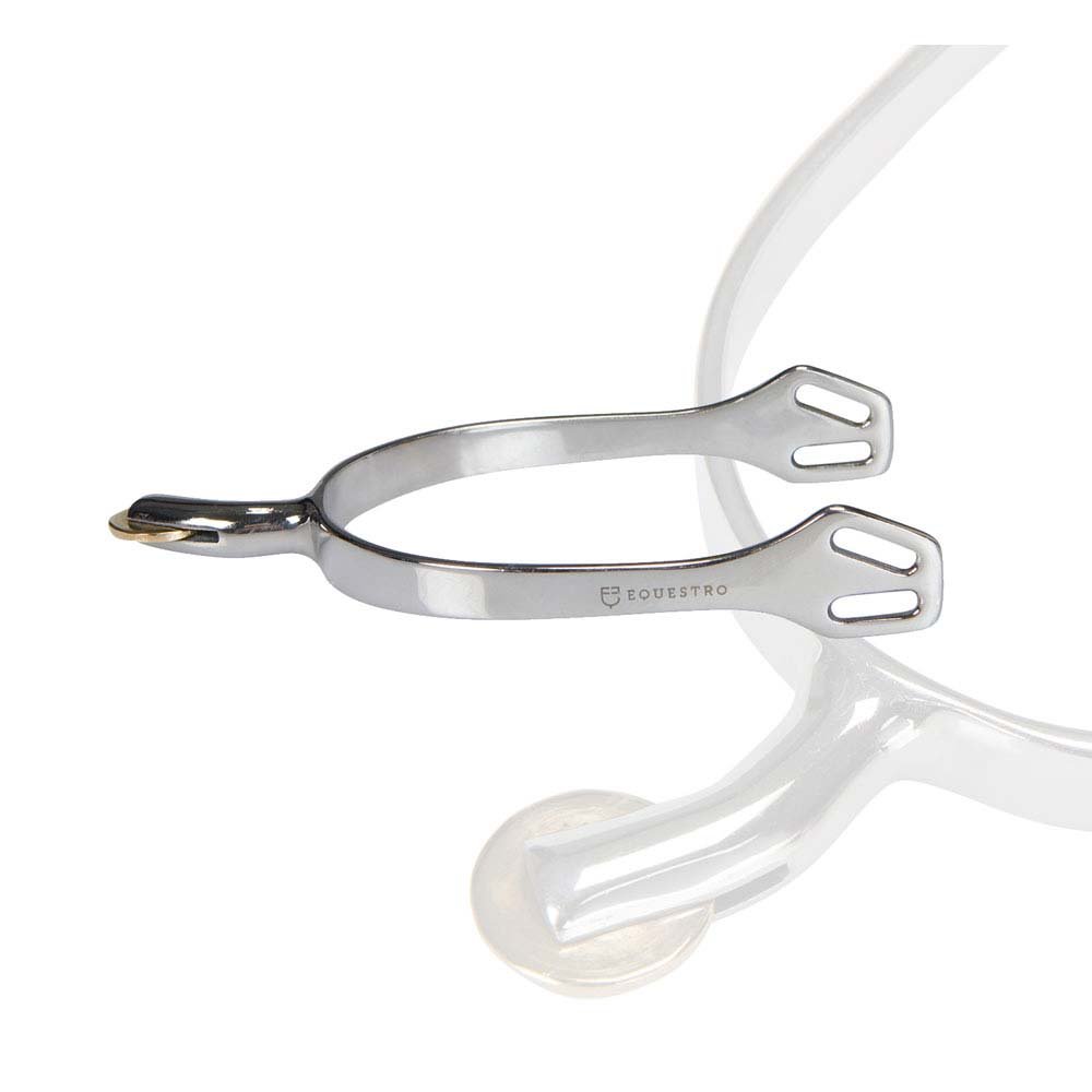 ESPUELA EQUESTRO INOX GALLO HORIZONTAL CURVO