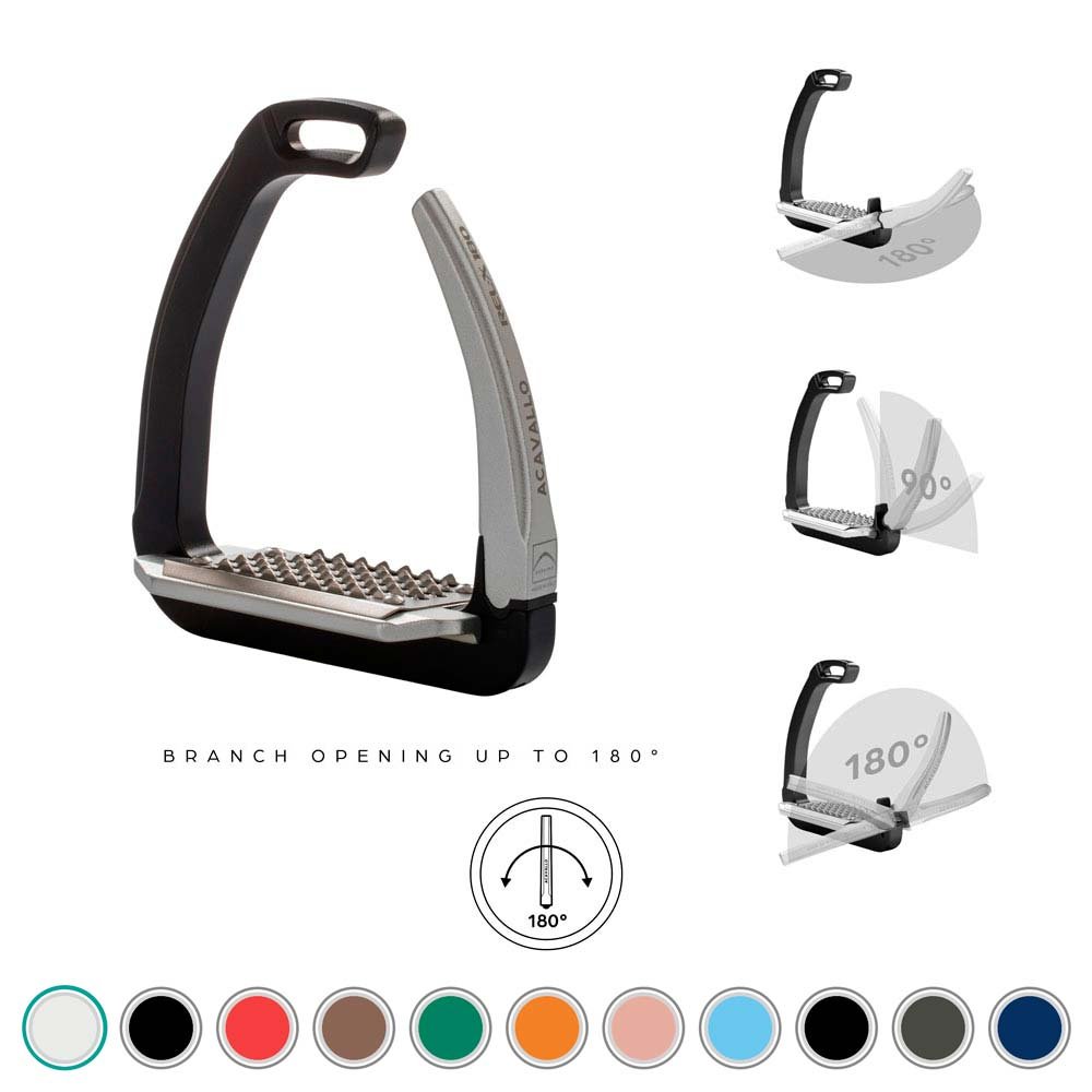ESTRIBO SEGURIDAD ACAVALLO REL-X 180 STIRRUPS AC66 - Imagen 2