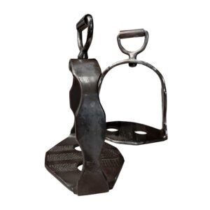 ESTRIBO VAQUERO ESPAÑOL FORJA 03 INOX BITONO ENVEJECIDO