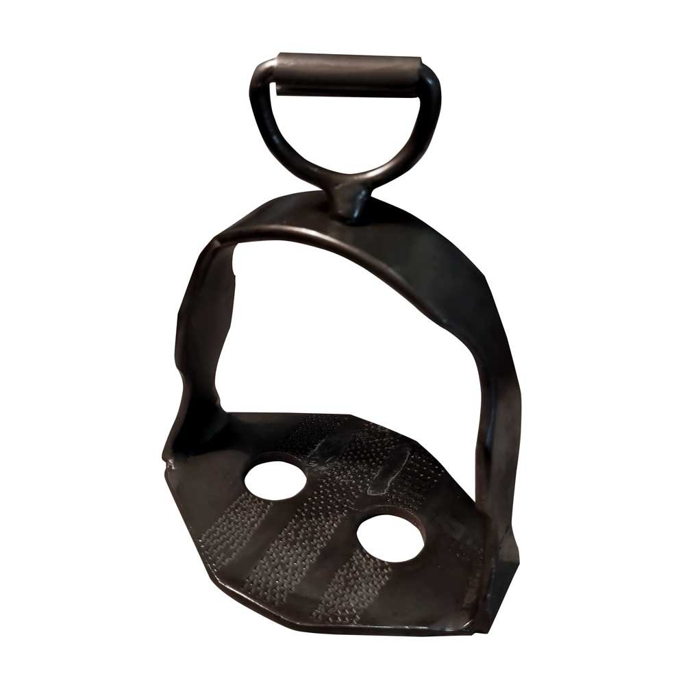ESTRIBO VAQUERO ESPAÑOL FORJA 03 INOX BITONO ENVEJECIDO - Imagen 3