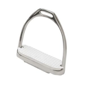 ESTRIBO INGLÉS INOX CON TACO A01-14A 12cm