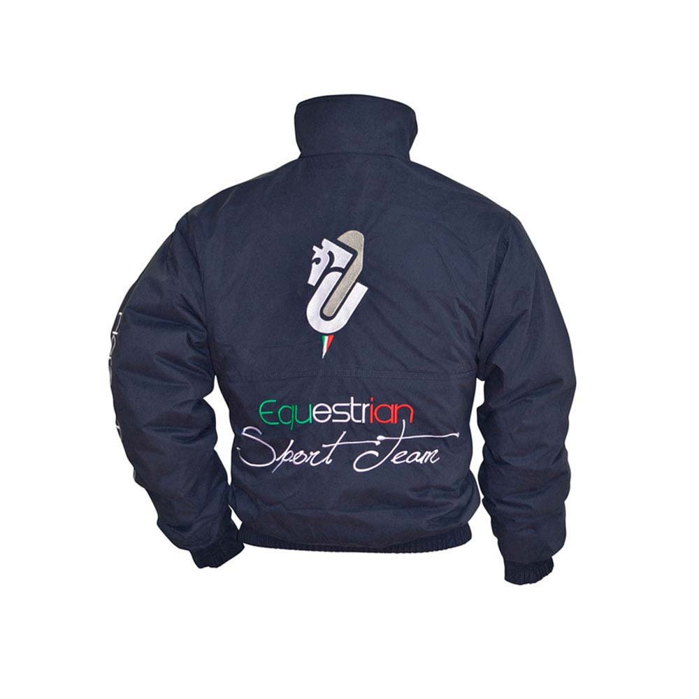 CHAQUETA CAZADORA SPORT BOMBER AZUL - Imagen 2