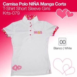CAMISA POLO NIÑA MANGA CORTA KRTS-079