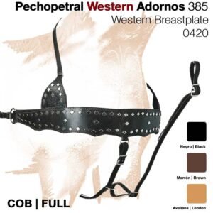 PECHOPETRAL WESTERN ADORNOS 385