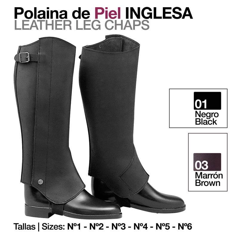 POLAINA PIEL INGLESA - Imagen 2