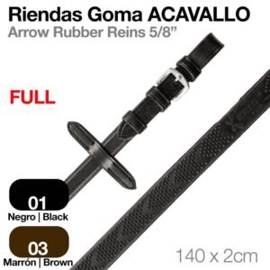 RIENDAS GOMA ACAVALLO FULL
