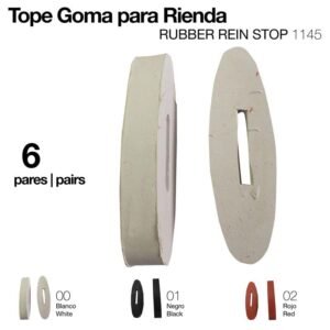 TOPE GOMA PARA RIENDA 1145 6 pares