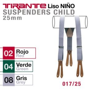 TIRANTE LISO NIÑO 017/25