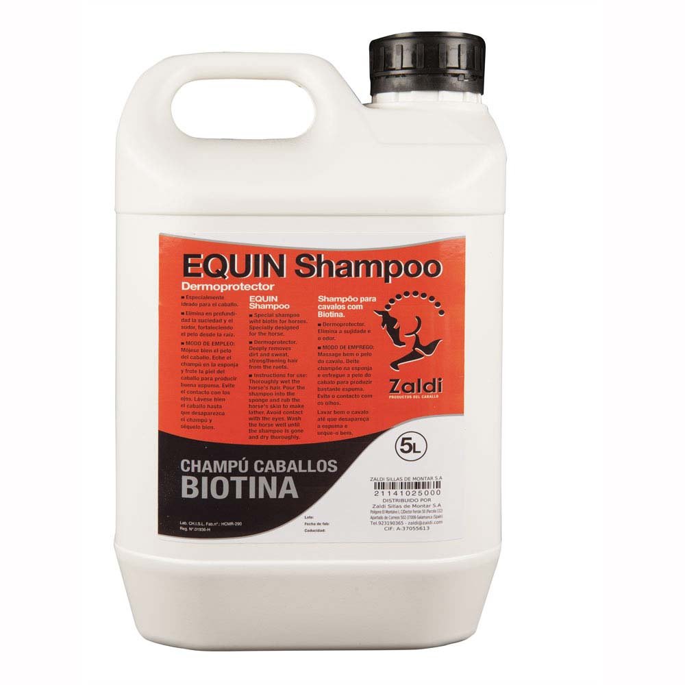 ZALDI CHAMPÚ CON BIOTINA ESPECIAL CABALLOS - Imagen 5