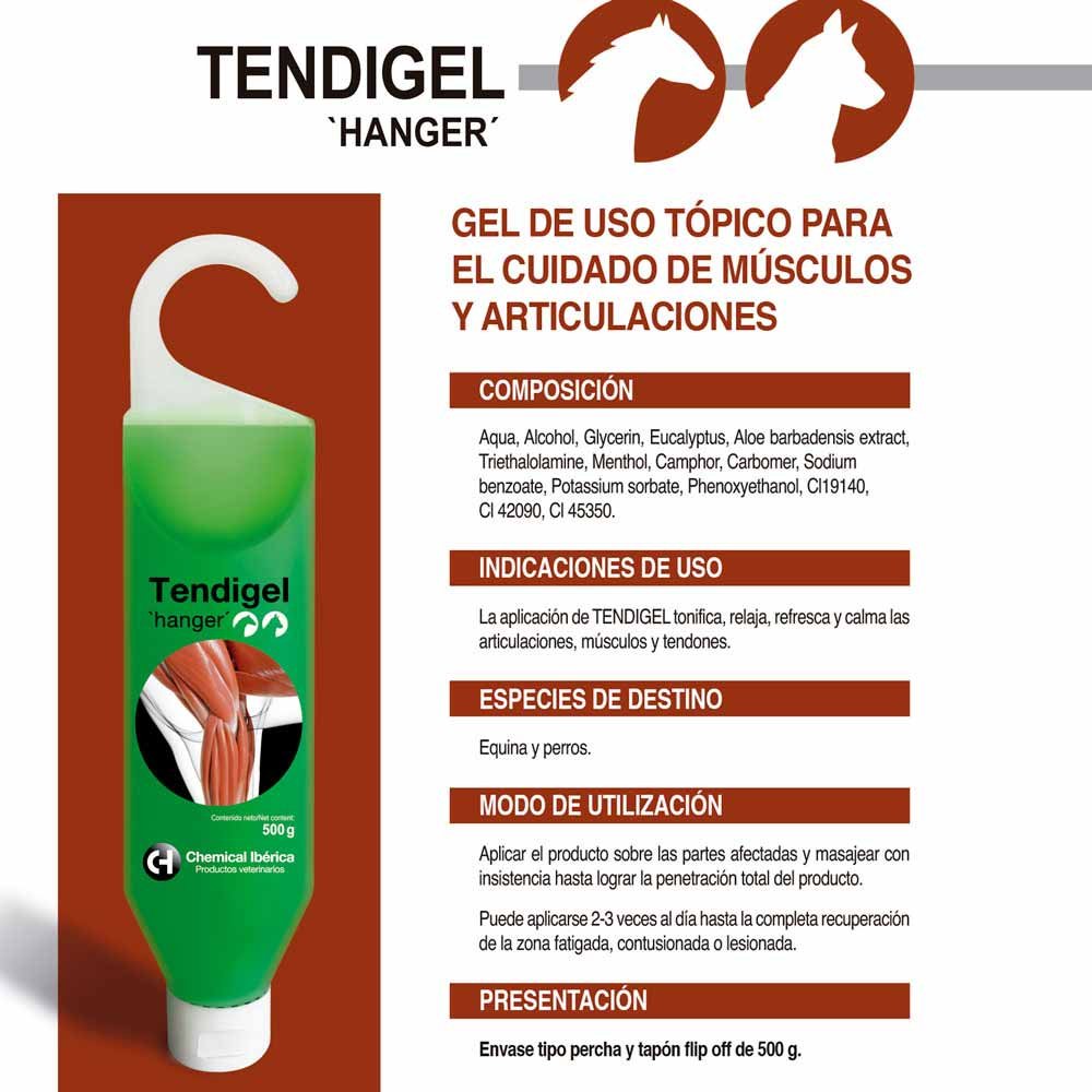 ZALDI GEL PARA TENDONES TENDIGEL HANGER - Imagen 2