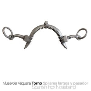 MUSEROLA VAQUERA TORNO PILARES LARGOS INOX