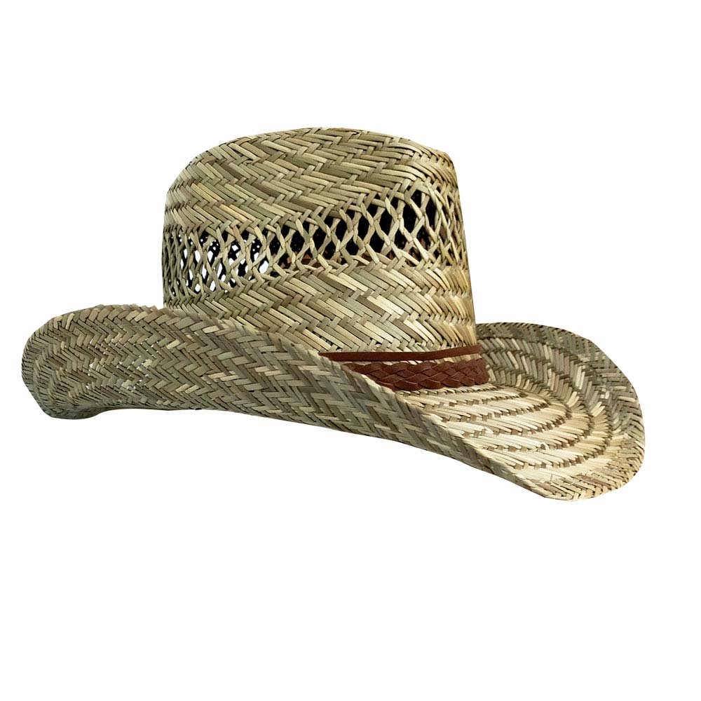 GORRO SOMBRERO PAJA COWBOY JUNQUILLO Nº223 AJUSTABLE - Imagen 2
