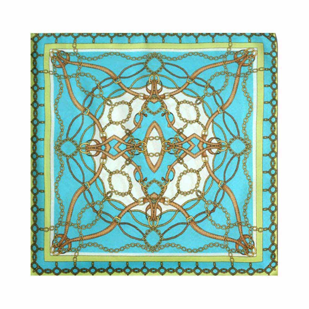 REGALO PAÑUELO MALUFA 90x90 600/401 TURQUESA