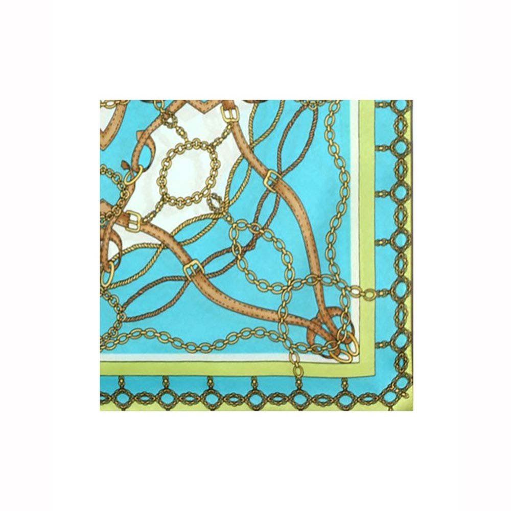 REGALO PAÑUELO MALUFA 90x90 600/401 TURQUESA - Imagen 2