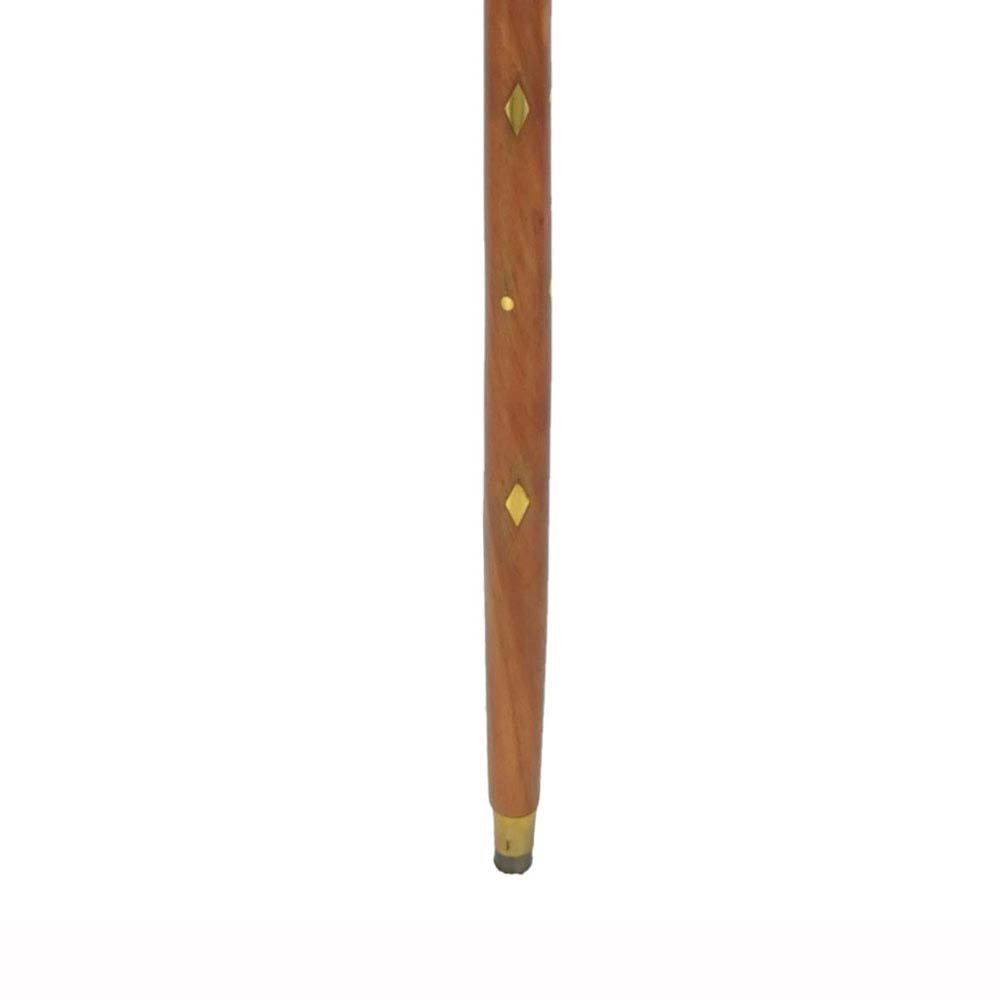 REGALO BASTON CABEZA CABALLO 90x7x2 DORADO - Imagen 3