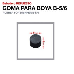 BEBEDERO REPUESTO GOMA PARA BOYA B-5-6